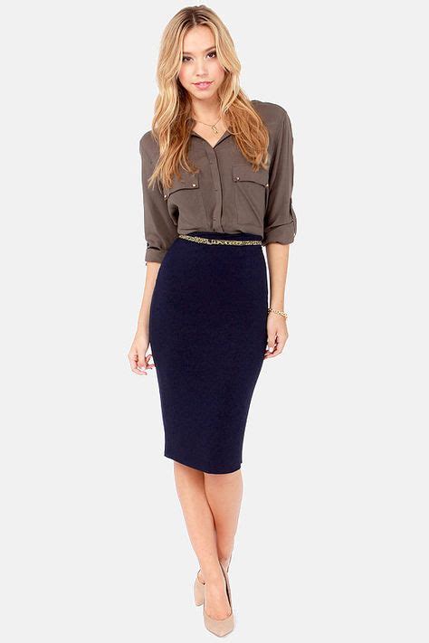 navy blue dress skirt.